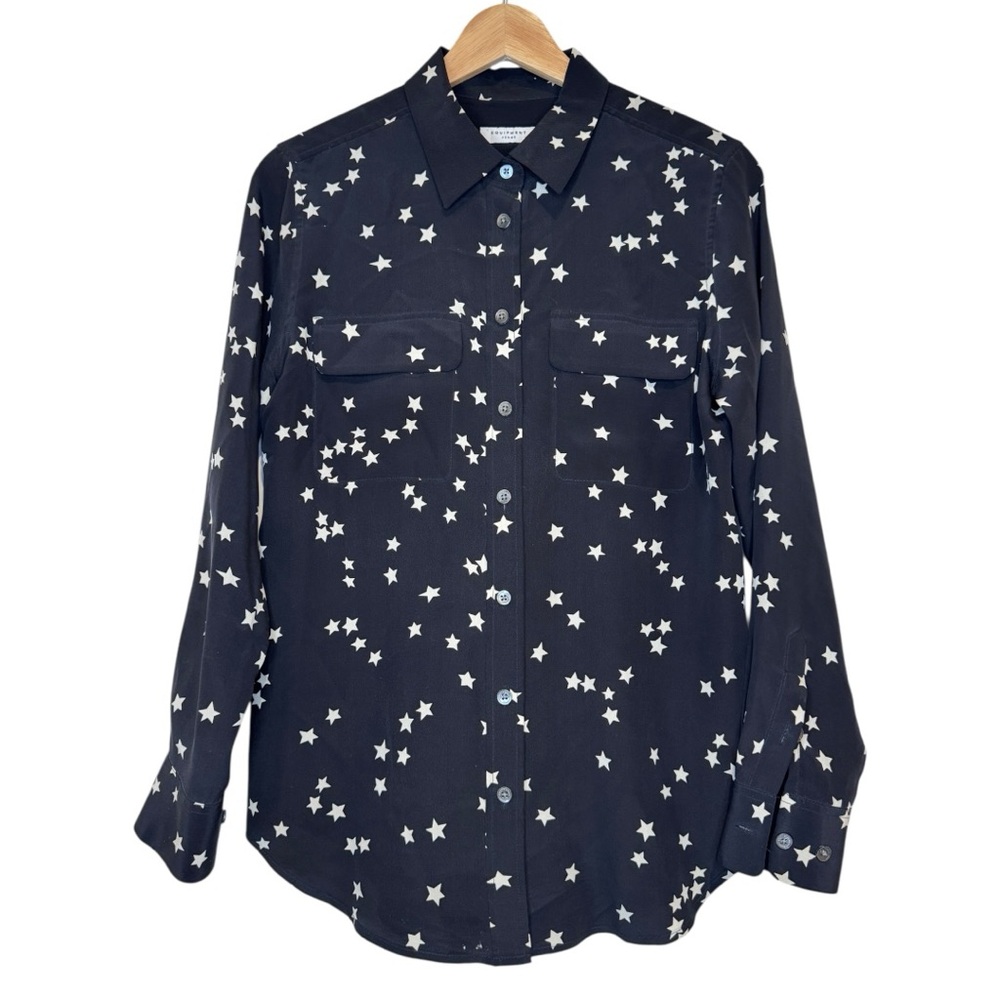'Equipment ‘Starry Night' Silk Shirt - Picture 3 of 13